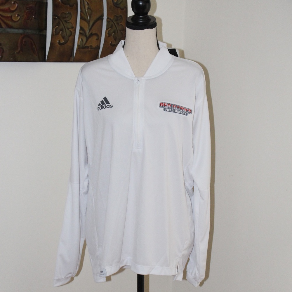 Adidas, Red Hawks Field Hockey quarter zip shirt NWT ....